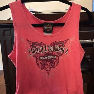 Harley-Davidson Women's Vibrant Pink Tank Top